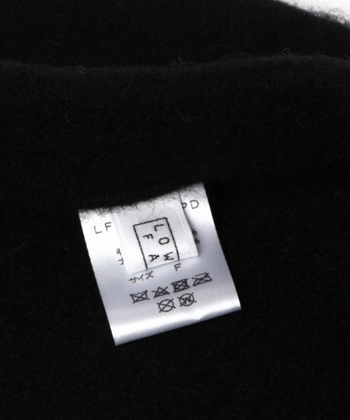 LOWRYS FARM(ローリーズファーム)の「フェルトベレー 853609(ハンチング/ベレー帽・レディース・チャコールグレー/ブラック/ブラウン/ブラック系その他/ダークブラウン/ベージュ・FREE)」の10枚目の写真