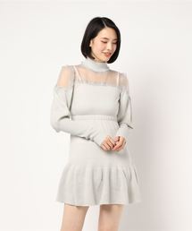 Swankiss�i�X�����L�X�j�́uBT Princess knit O/P�i�����s�[�X�j�v