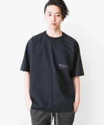 ペーパーシルケット天竺 断ち切りTシャツ
