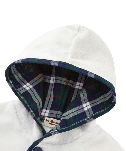 HOT BISCUITS（ホットビスケッツ）の「パイル素材おでかけポンチョ（ポンチョ・キッズ・ブルー・フリー(70-90cm)）」の14枚目の写真