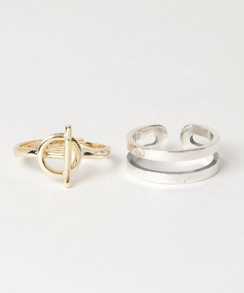 Burner（バーナー）の「【OKUOKU　0909】セットリング（リング・メンズ・A/B/C/D/E/F/G/H/I/J/K/L/M/N/O/P/Q/R/S/T/U/V/W/X/Y・FREE）」の5枚目の写真