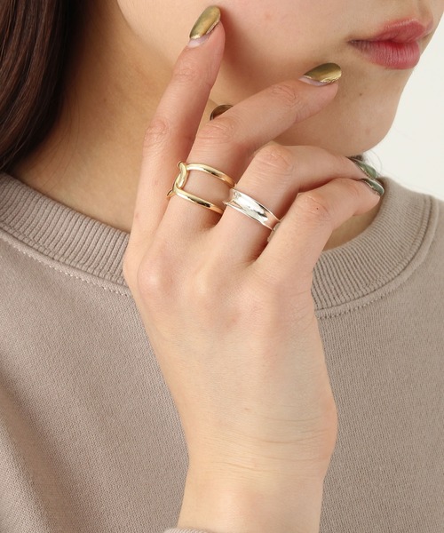 Burner（バーナー）の「【OKUOKU　0909】セットリング（リング・メンズ・A/B/C/D/E/F/G/H/I/J/K/L/M/N/O/P/Q/R/S/T/U/V/W/X/Y・FREE）」の12枚目の写真