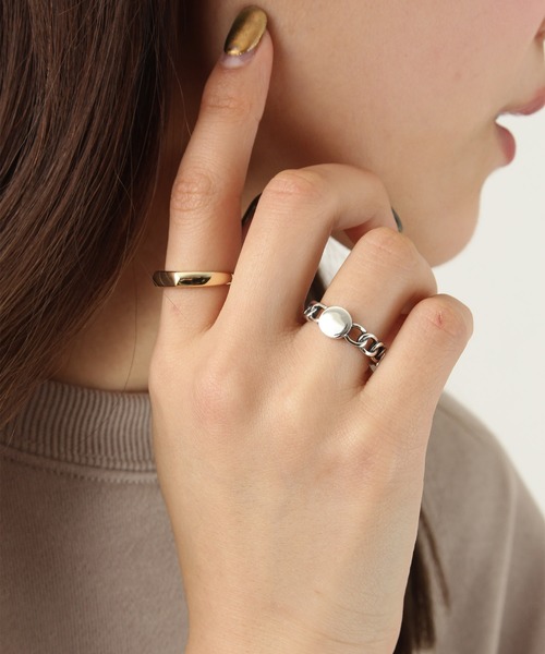 Burner（バーナー）の「【OKUOKU　0909】セットリング（リング・メンズ・A/B/C/D/E/F/G/H/I/J/K/L/M/N/O/P/Q/R/S/T/U/V/W/X/Y・FREE）」の22枚目の写真