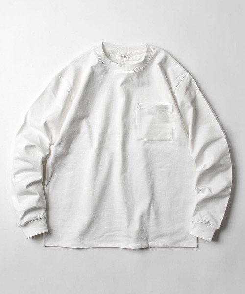 NILWAY(ニルウェイ)の「【USAコットン】マックスヘビーウエイトロンT(11oz)(Tシャツ/カットソー・メンズ・ホワイト/ブラック/ベージュ/カーキ・MEDIUM/LARGE/X-LARGE)」の2枚目の写真