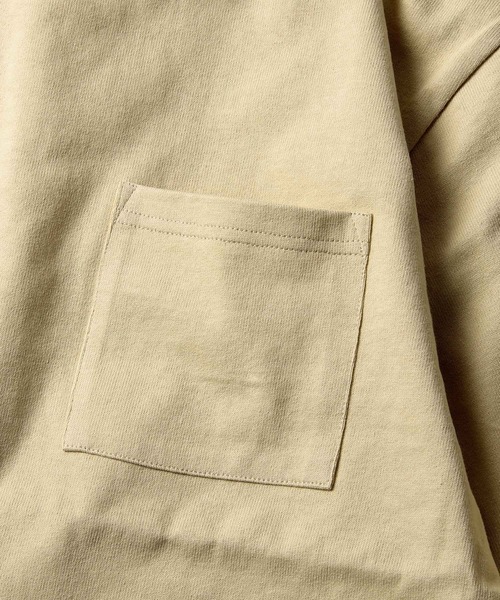 NILWAY(ニルウェイ)の「【USAコットン】マックスヘビーウエイトロンT(11oz)(Tシャツ/カットソー・メンズ・ホワイト/ブラック/ベージュ/カーキ・MEDIUM/LARGE/X-LARGE)」の8枚目の写真
