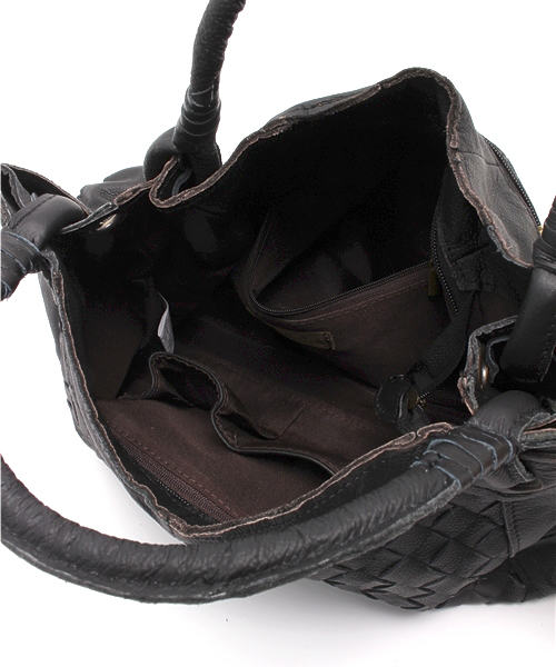 goa(ゴア)の「二種編みBAG(小)(ハンドバッグ・レディース・ブラック/ブラウン/キャメル・FREE)」の13枚目の写真