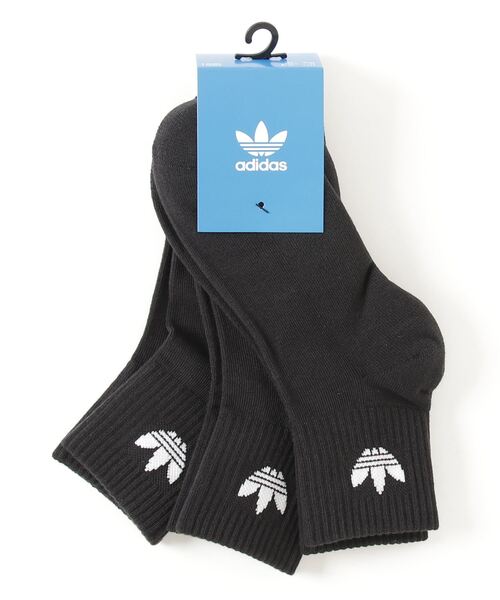 adidas（アディダス）の「ミッドカットクルーソックス 3足組 [MID CREWSOCKS 3P]  / アディダスオリジナルス adidas Originals（ソックス/靴下・メンズ・ホワイト×レッド/ブラック/ホワイト系その他/ホワイト×ブラック/オフホワイト/ホワイト系その他2・LARGE/MEDIUM/SMALL/kids-XXL/X-LARGE）」の10枚目の写真