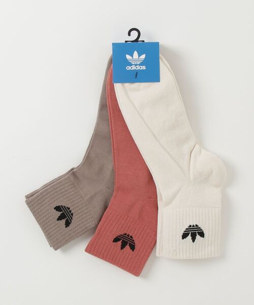 adidas（アディダス）の「ミッドカットクルーソックス 3足組 [MID CREWSOCKS 3P]  / アディダスオリジナルス adidas Originals（ソックス/靴下・メンズ・ホワイト×レッド/ブラック/ホワイト系その他/ホワイト×ブラック/オフホワイト/ホワイト系その他2・LARGE/MEDIUM/SMALL/kids-XXL/X-LARGE）」の16枚目の写真