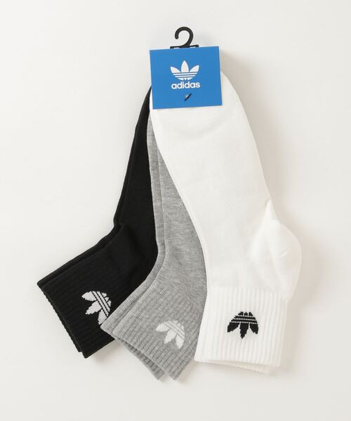 adidas（アディダス）の「ミッドカットクルーソックス 3足組 [MID CREWSOCKS 3P]  / アディダスオリジナルス adidas Originals（ソックス/靴下・メンズ・ホワイト×レッド/ブラック/ホワイト系その他/ホワイト×ブラック/オフホワイト/ホワイト系その他2・LARGE/MEDIUM/SMALL/kids-XXL/X-LARGE）」の18枚目の写真