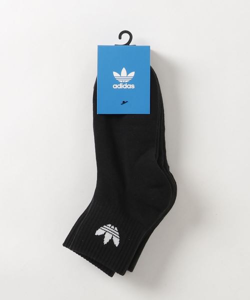 adidas（アディダス）の「ミッドカットクルーソックス 3足組 [MID CREWSOCKS 3P]  / アディダスオリジナルス adidas Originals（ソックス/靴下・メンズ・ホワイト×レッド/ブラック/ホワイト系その他/ホワイト×ブラック/オフホワイト/ホワイト系その他2・LARGE/MEDIUM/SMALL/kids-XXL/X-LARGE）」の7枚目の写真