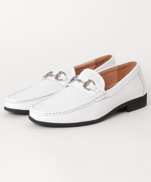 SARABANDE（サラバンド）の「SARABANDE / クラシックカウレザービットローファー(6111)（ローファー・メンズ・ホワイト/ブラック/ベージュ・41/42/43/44/40）」の2枚目の写真