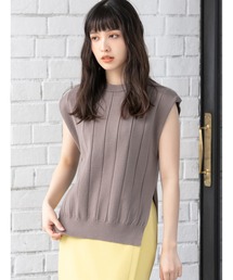 fifth | スリットデザインスリーブレスニット(ニット/セーター)