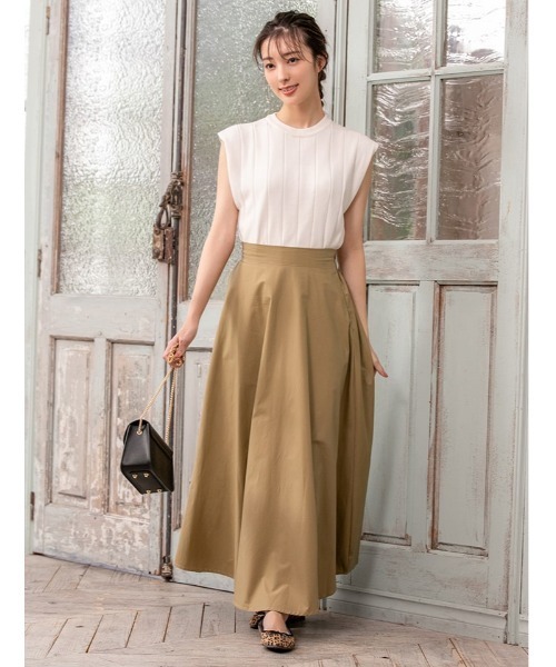 fifth（フィフス）の「スリットデザインスリーブレスニット（ニット/セーター・レディース・ホワイト/ブラック/モカ・MEDIUM）」の14枚目の写真