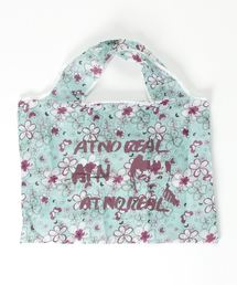 【at no real】アトノリ ATN MONOPRIX総柄 ショッピングバッグ