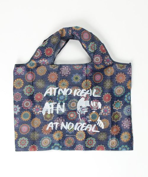 fridge（フリッジ）の「【at no real】アトノリ ATN MONOPRIX総柄 ショッピングバッグ（エコバッグ/サブバッグ・レディース・ブラック系その他/ブルー系その他/イエロー系その他/ピンク系その他/ブラック系その他2/ブラック系その他3/ブラック系その他4/ブルー系その他2/イエロー系その他2・ONESIZE）」の2枚目の写真