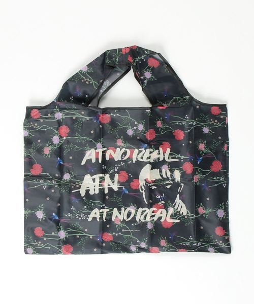 fridge（フリッジ）の「【at no real】アトノリ ATN MONOPRIX総柄 ショッピングバッグ（エコバッグ/サブバッグ・レディース・ブラック系その他/ブルー系その他/イエロー系その他/ピンク系その他/ブラック系その他2/ブラック系その他3/ブラック系その他4/ブルー系その他2/イエロー系その他2・ONESIZE）」の3枚目の写真