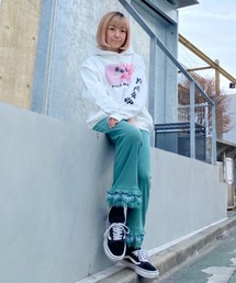 Candy Stripper | PICK ME UP SWEAT HOODIE(パーカー)