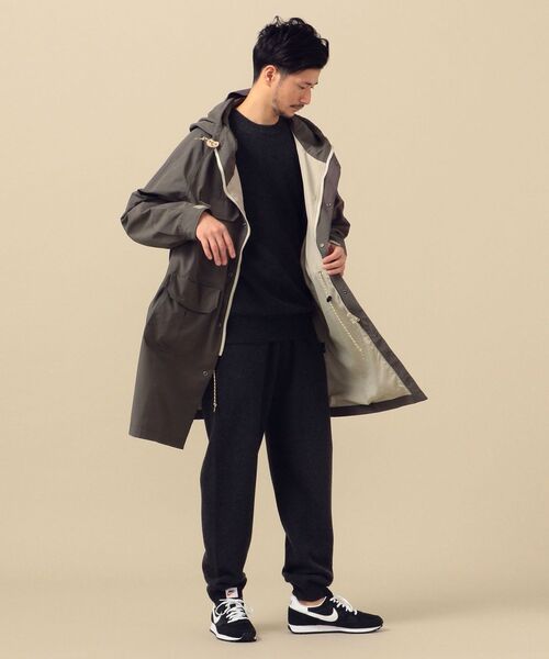 SHIPS（シップス）の「SHIPS: ロング マウンテンパーカー ビッグコート（モッズコート・メンズ・ネイビー/ダークグレー/レンガ・SMALL/MEDIUM/LARGE）」の8枚目の写真