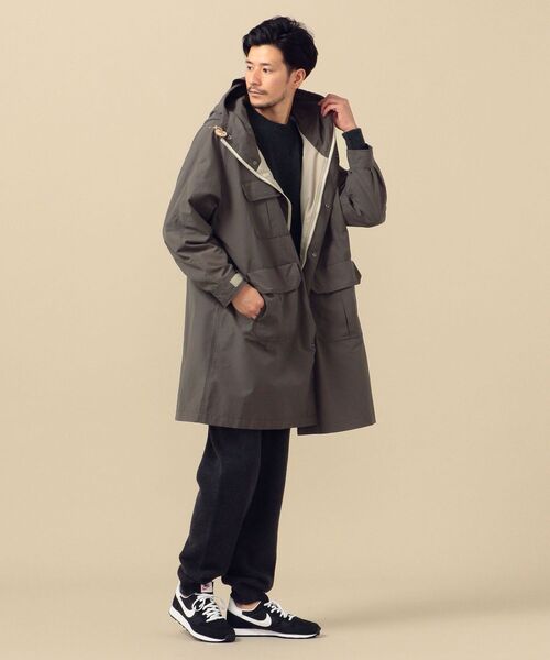 SHIPS（シップス）の「SHIPS: ロング マウンテンパーカー ビッグコート（モッズコート・メンズ・ネイビー/ダークグレー/レンガ・SMALL/MEDIUM/LARGE）」の9枚目の写真