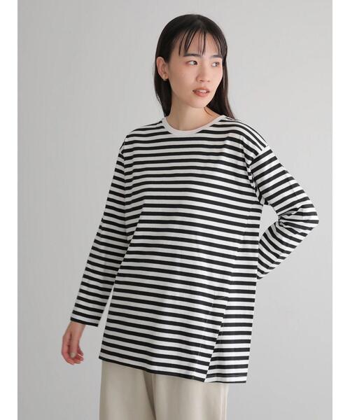 AMERICAN HOLIC（アメリカンホリック）の「サイドスリットイレヘムカットプルオーバー　＊（Tシャツ/カットソー・レディース・アイボリー/ブラック/その他7・FREE）」の3枚目の写真