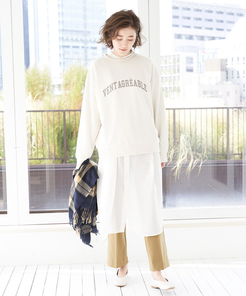 ROPE' PICNIC(ロペピクニック)の「【美脚見え】裏起毛セミフレアパンツ(その他パンツ・レディース・ブラック/ベージュ/ピンク/イエロー・40/38)」の12枚目の写真