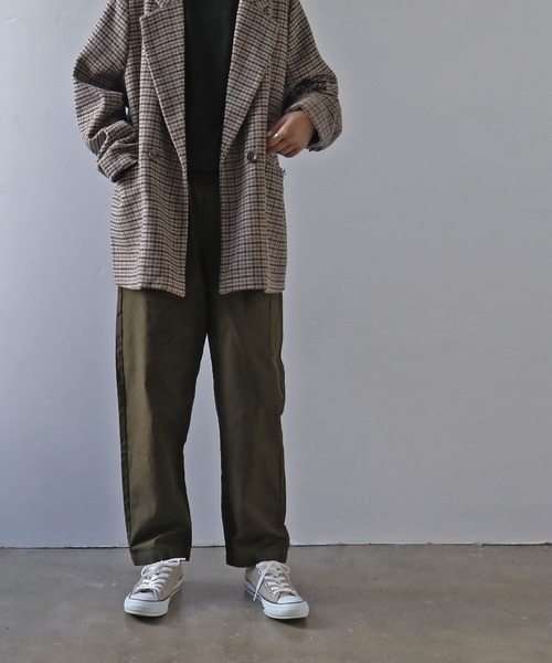 Fashion Letter（ファッションレター）の「ゆったりツイルシェフパンツ（チノパンツ・レディース・ベージュ/カーキ/ブラック・M/L/3L/LL/4L）」の20枚目の写真