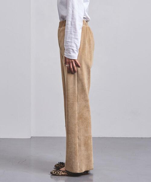 UNITED ARROWS（ユナイテッドアローズ）の「＜WEB限定＞UWSC コーデュロイ ジャージー パンツ（その他パンツ・レディース・ベージュ/オフホワイト・38/36）」の9枚目の写真