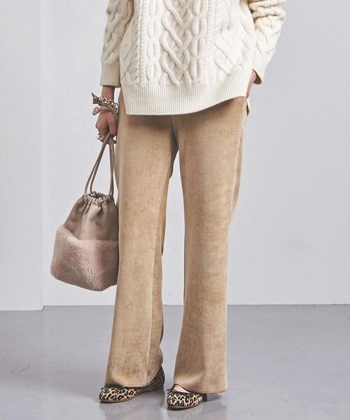 UNITED ARROWS（ユナイテッドアローズ）の「＜WEB限定＞UWSC コーデュロイ ジャージー パンツ（その他パンツ・レディース・ベージュ/オフホワイト・38/36）」の7枚目の写真