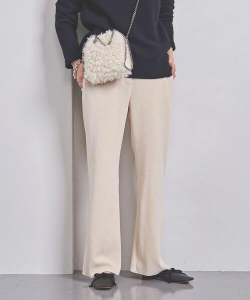 UNITED ARROWS（ユナイテッドアローズ）の「＜WEB限定＞UWSC コーデュロイ ジャージー パンツ（その他パンツ・レディース・ベージュ/オフホワイト・38/36）」の11枚目の写真