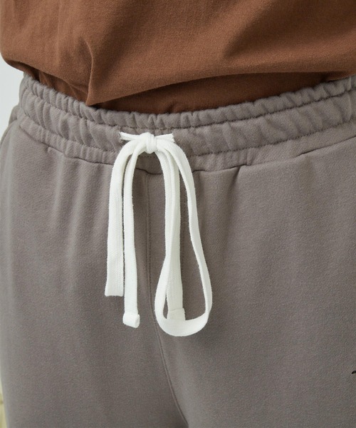 Mark Gonzales（マーク・ゴンザレス）の「Mark Gonzales マークゴンザレス 別注 【エフォートレス ラウンジセットアップ】ワンマイルウェア オーバーサイズロゴ刺繍パーカー＆スウェットパンツ（ルームウェア/パジャマ・メンズ・ブラック/オフホワイト/杢グレー/グレー系その他/グリーン系その他/ベージュ/ブラウン/アッシュブラウン/グレイッシュベージュ/ダークグレー/ブルー・M/L/XL）」の20枚目の写真