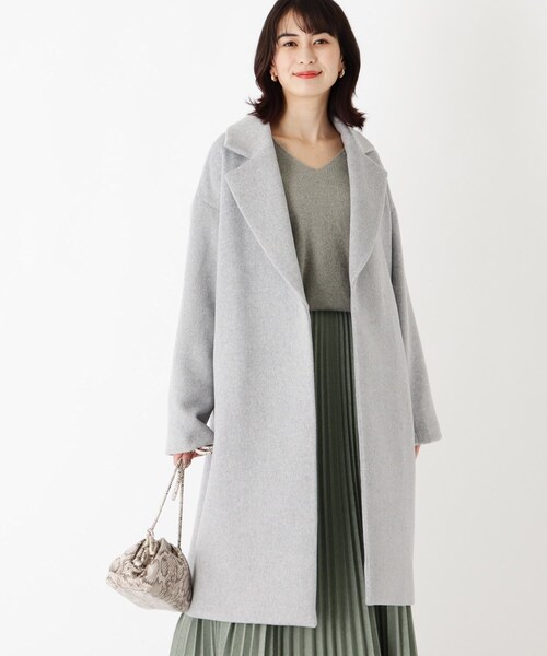 セール ウールミックス ダブルブレストチェスターコート Web限定サイズ チェスターコート Opaque Clip オペークドットクリップ のファッション通販 Zozotown