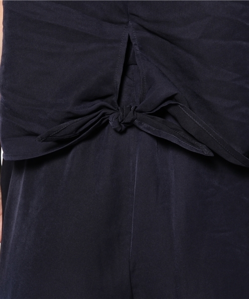 Heather（ヘザー）の「バックリボンオールインワン　553126（つなぎ/オールインワン・レディース・ブラック/ネイビー・FREE）」の11枚目の写真