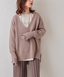 natural couture | 重ね着しやすいシャツテールロゴT Mサイズ(Tシャツ/カットソー)