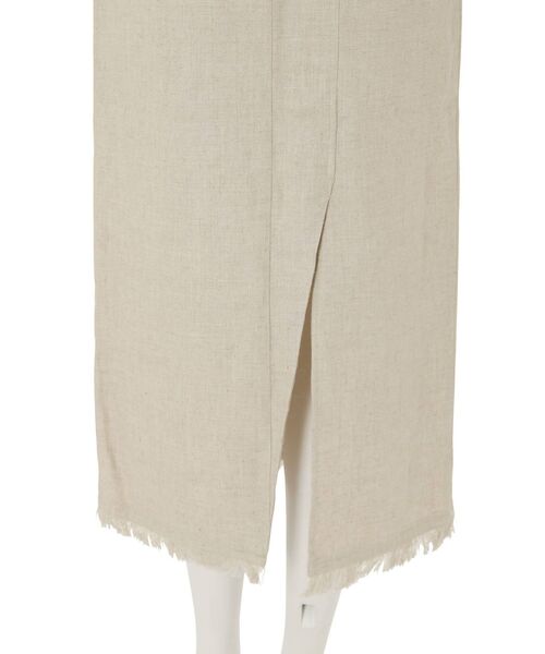 MURUA（ムルーア）の「バックスリットフリンジスカート（スカート・レディース・ブラウン/アイボリー/ブラック・2/1）」の14枚目の写真