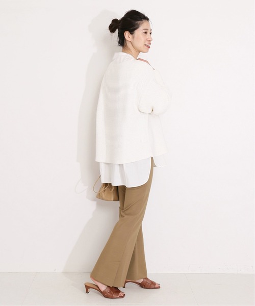 美品【VERMEIL】ヴェルメイユ　コットンエンブレース前スリットパンツ 　38 楽天市場】【新色追加】【ベルメゾン】綿混 バックレース