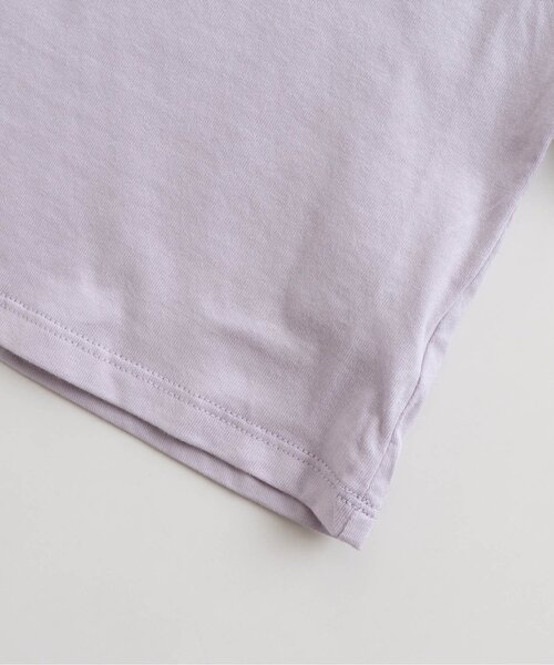 Seraph(セラフ)の「4色2柄モチーフロゴプリントTシャツ(Tシャツ/カットソー・キッズ・ピンク/サックスブルー/オフホワイト/ラベンダー・110/120/95/100/80/90/140/130)」の6枚目の写真