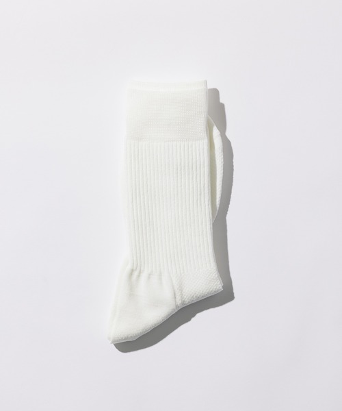 UNITED TOKYO（ユナイテッドトウキョウ）の「パワーフィットコットンソックス（ソックス/靴下・メンズ・イエロー/パープル/グレー/ブラック/グレイッシュベージュ/ベージュ/オフホワイト/アイボリー/カーキ・FREE）」の10枚目の写真