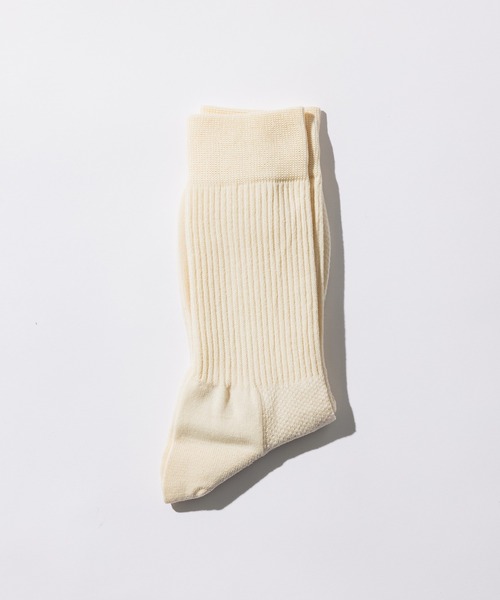 UNITED TOKYO（ユナイテッドトウキョウ）の「パワーフィットコットンソックス（ソックス/靴下・メンズ・イエロー/パープル/グレー/ブラック/グレイッシュベージュ/ベージュ/オフホワイト/アイボリー/カーキ・FREE）」の17枚目の写真