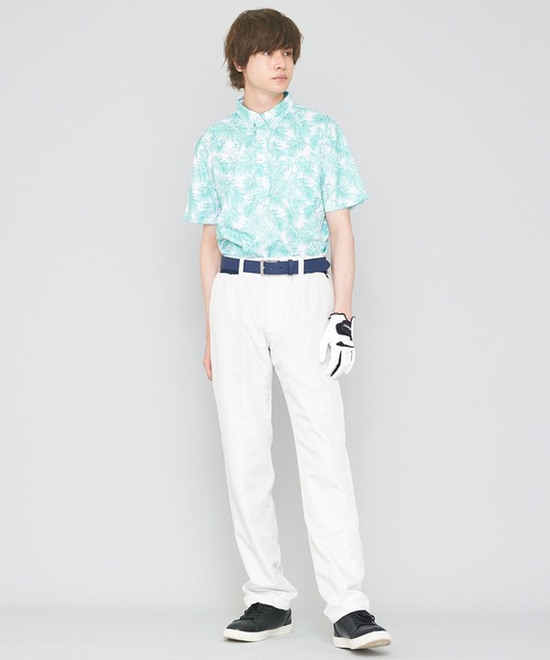 FILA(フィラ)の「【FILA GOLF/フィラゴルフ】ボタニカル柄 半袖ポロシャツ/接触冷感(ポロシャツ・メンズ・ネイビー/ターコイズブルー・L/LL/M)」の11枚目の写真