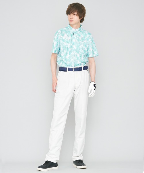 FILA(フィラ)の「【FILA GOLF/フィラゴルフ】ボタニカル柄 半袖ポロシャツ/接触冷感(ポロシャツ・メンズ・ネイビー/ターコイズブルー・L/LL/M)」の12枚目の写真