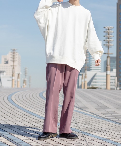 kutir（クティール）の「ルーズドルマンスリーブスウェット（スウェット・メンズ・ライトグレー/ライトブルー/ブラック/オフホワイト/マスタード・MEDIUM/LARGE）」の16枚目の写真