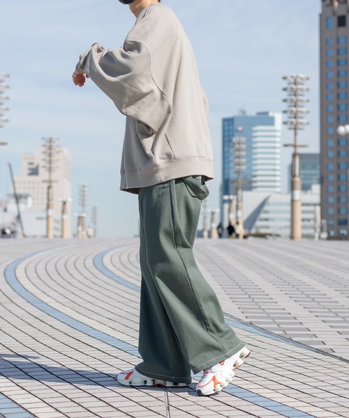 kutir（クティール）の「ルーズドルマンスリーブスウェット（スウェット・メンズ・ライトグレー/ライトブルー/ブラック/オフホワイト/マスタード・MEDIUM/LARGE）」の13枚目の写真