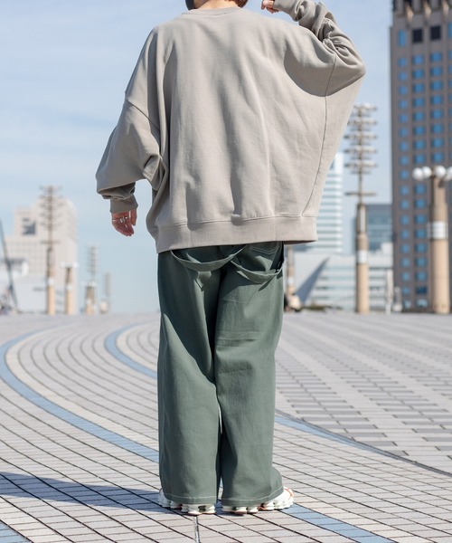 kutir（クティール）の「ルーズドルマンスリーブスウェット（スウェット・メンズ・ライトグレー/ライトブルー/ブラック/オフホワイト/マスタード・MEDIUM/LARGE）」の18枚目の写真