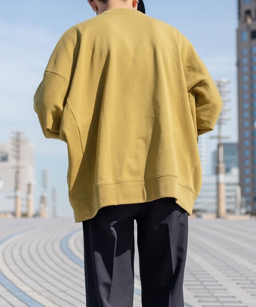 kutir（クティール）の「ルーズドルマンスリーブスウェット（スウェット・メンズ・ライトグレー/ライトブルー/ブラック/オフホワイト/マスタード・MEDIUM/LARGE）」の15枚目の写真