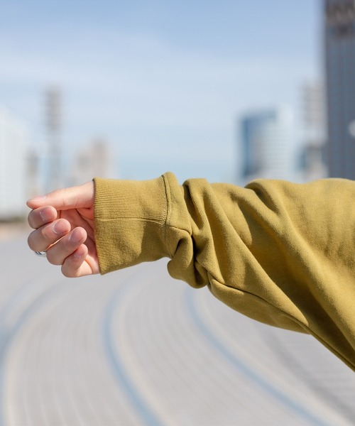 kutir（クティール）の「ルーズドルマンスリーブスウェット（スウェット・メンズ・ライトグレー/ライトブルー/ブラック/オフホワイト/マスタード・MEDIUM/LARGE）」の10枚目の写真