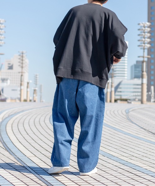 kutir（クティール）の「ルーズドルマンスリーブスウェット（スウェット・メンズ・ライトグレー/ライトブルー/ブラック/オフホワイト/マスタード・MEDIUM/LARGE）」の22枚目の写真