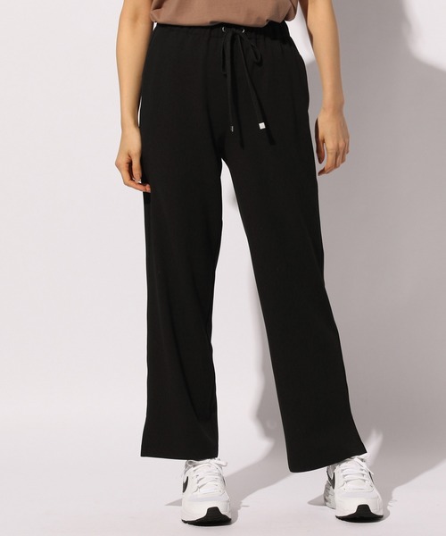 BAYFLOW（ベイフロー）の「ストレートドロストパンツ（その他パンツ・レディース・オフホワイト/ブラック/イエロー/ベージュ・MEDIUM/SMALL）」の3枚目の写真