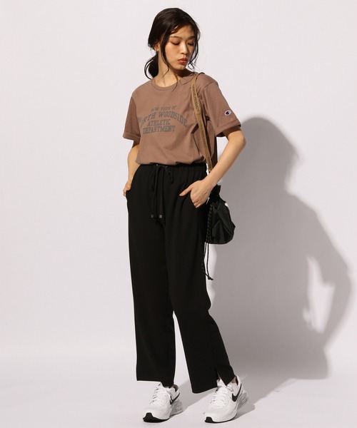 BAYFLOW（ベイフロー）の「ストレートドロストパンツ（その他パンツ・レディース・オフホワイト/ブラック/イエロー/ベージュ・MEDIUM/SMALL）」の21枚目の写真