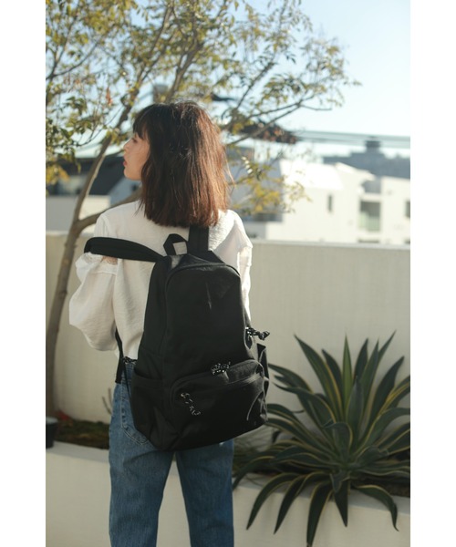 StompStamp（ストンプスタンプ）の「New マザーズリュック Black【AJUGA.original】（バックパック/リュック・レディース・ブラック・FREE）」の8枚目の写真