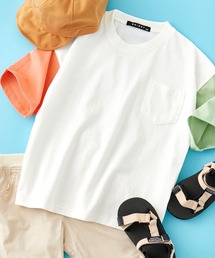 SHISKY（シスキー）の「SHISKY / シスキー ビッグシルエット ポケット付き クレイジーパターン カットソー 5分袖 キッズ（Tシャツ/カットソー・キッズ）」